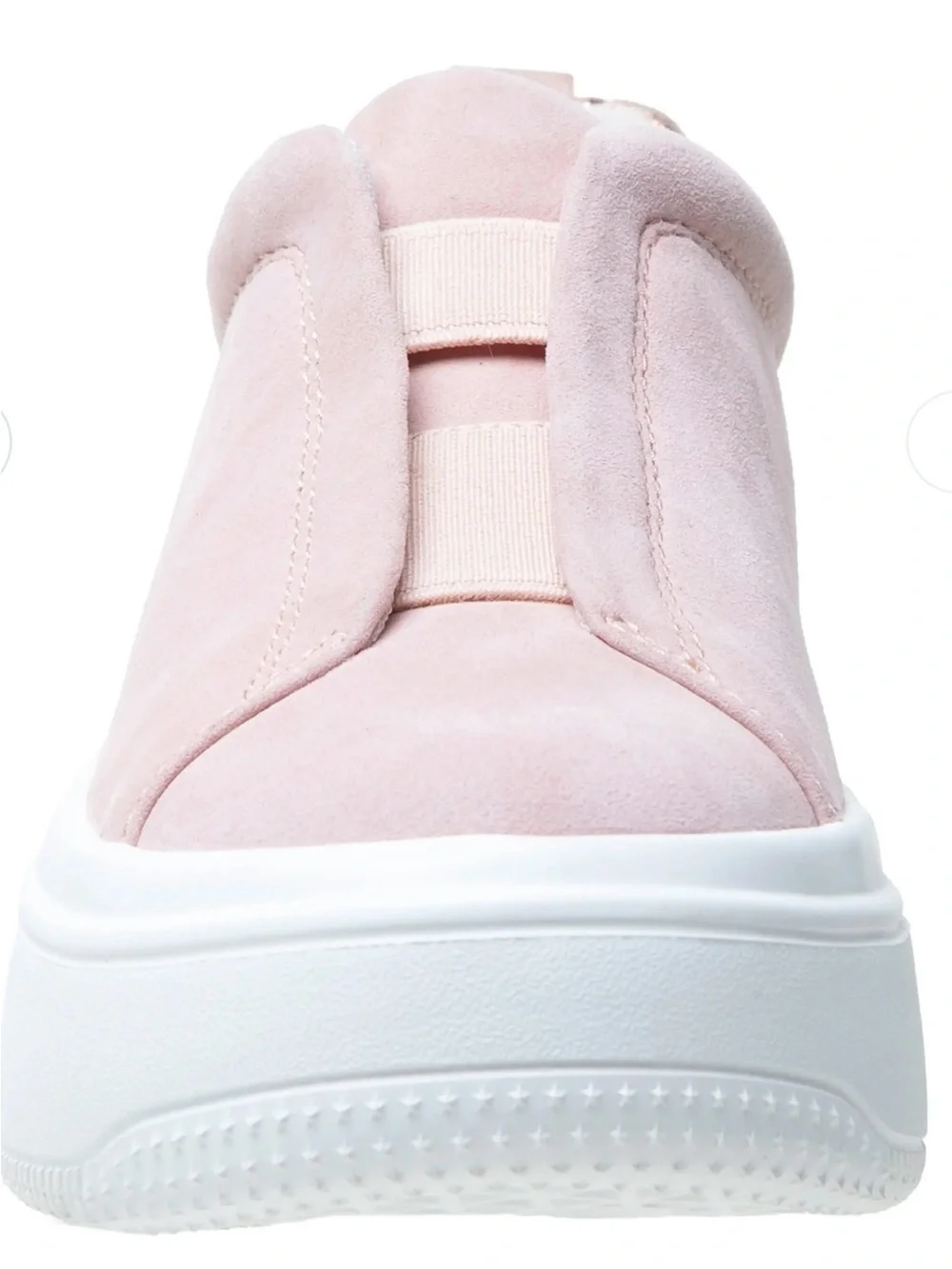 Paolo Goldie pallet pink kid suede Women’s Platform Sneaker 9M